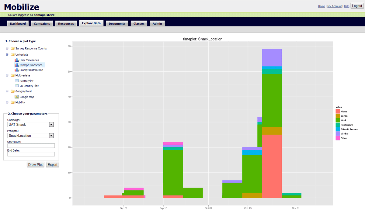 Web Application Explore Data Web Application Explore Data